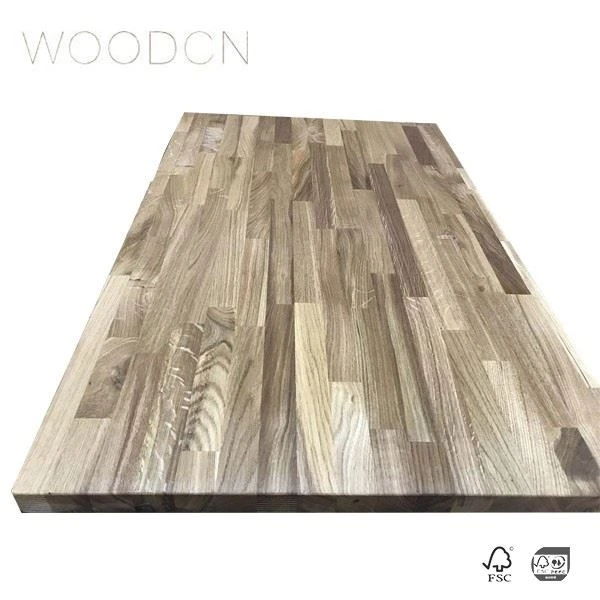 White Oak Butcher Block Style Dining Table Top Factory