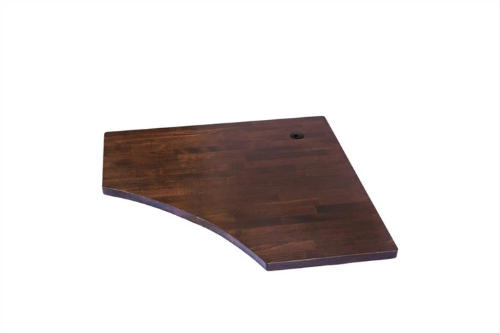 Beech Wood Walnut Color Single Office Desk Manufacturers