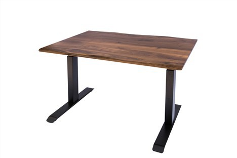 Bureau Live Edge en noyer noir