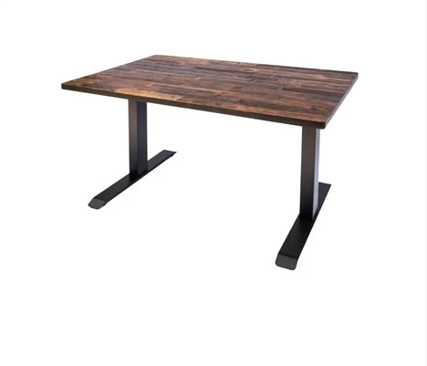 Bureau en placage d'orme ancien