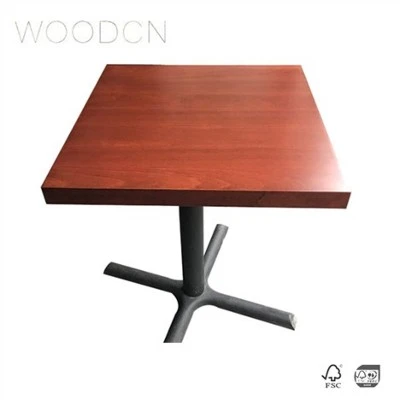 Table en bois de hêtre de placage pour le restaurant