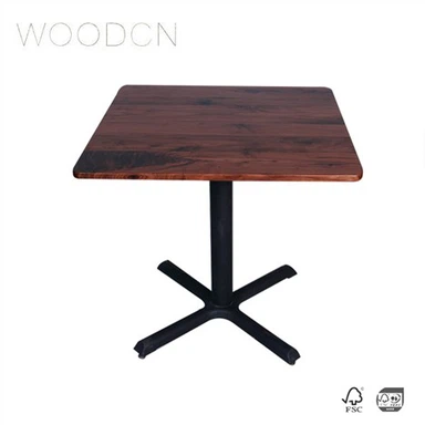 Table à thé en placage de bois de noyer