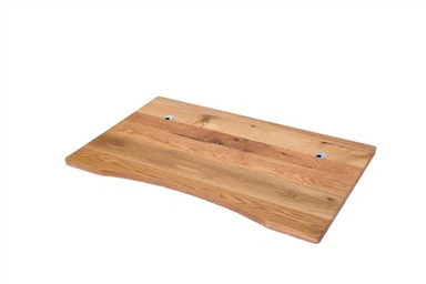 Dessus de bureau collé avec bord en chêne blanc