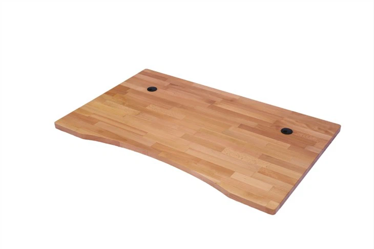 Dessus de bureau de bloc de boucher en bois de hêtre