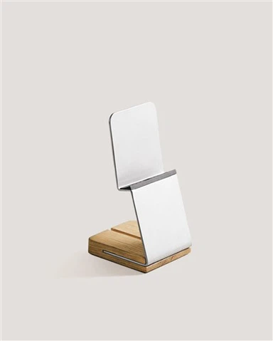 Hands modernes - sur Oak Mobile Workstation Pruisible debout