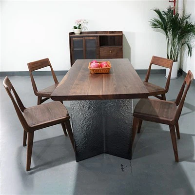 Table à manger du restaurant North American North American Solid North American Live Edge