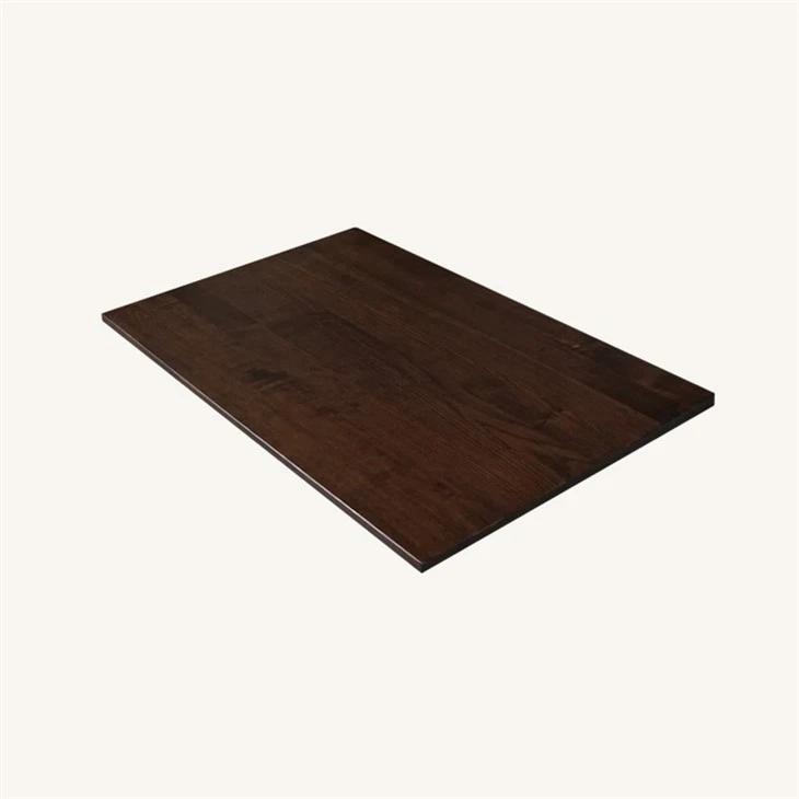 Top de bureau exécutif en bois massif en couleur de noyer
